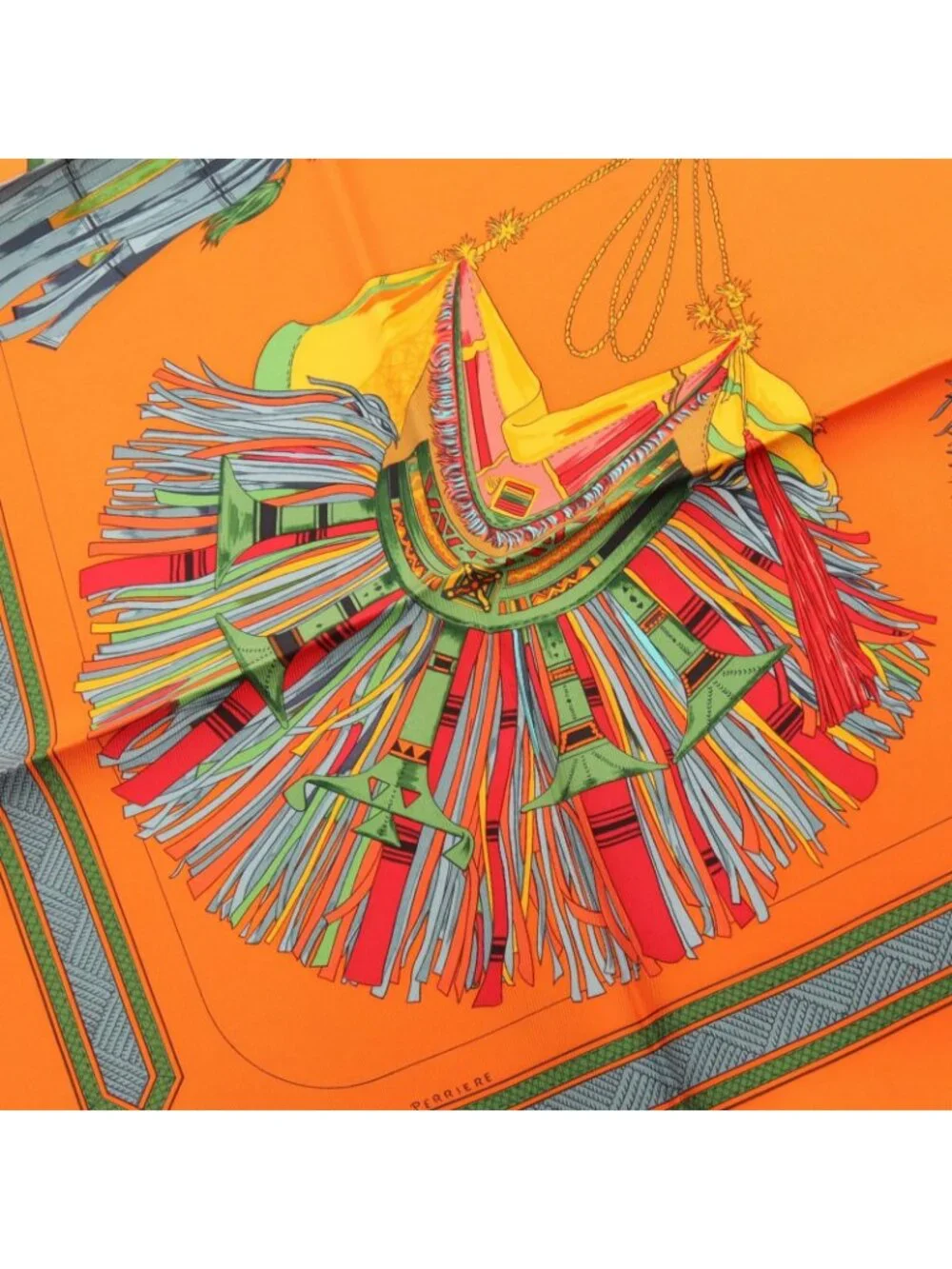 Hermes Scarf Carre 90 Cuirs du Desert Silk